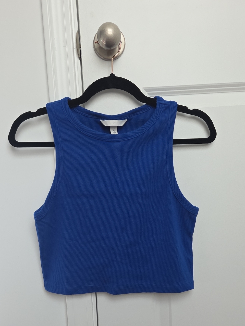 Royal Blue Ribbed Tank Top